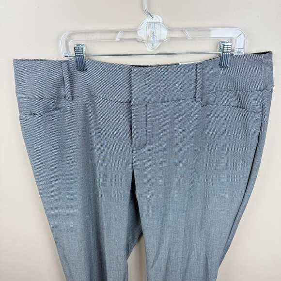 Nine West Black and Gray Hook and Bar Closure Midrise Bootcut Trousers - Picture 4 of 11